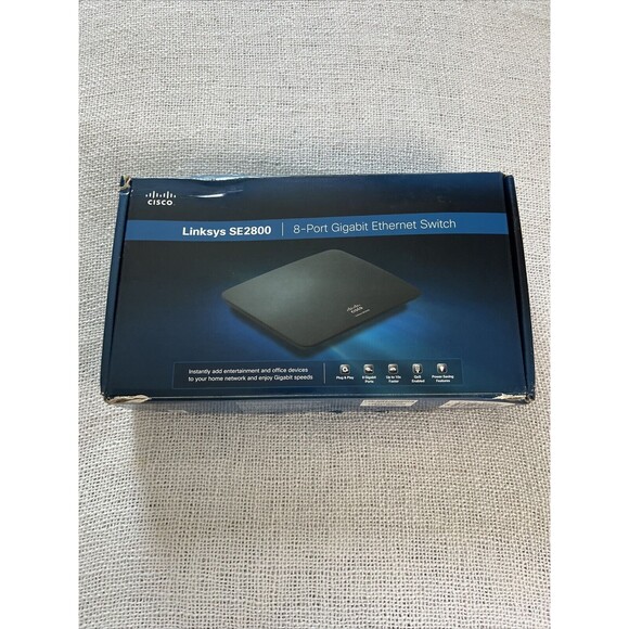 Cisco Linksys SE2800 8-Ports External Ethernet Switch NEW - Picture 1 of 6